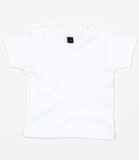 White T.Shirt With Poppers 0-18 months