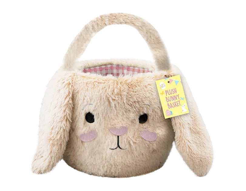 Easter Bunny Plush Bucket Bag