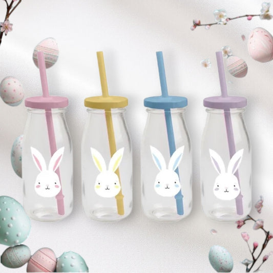Easter Milk Bottle & Straw