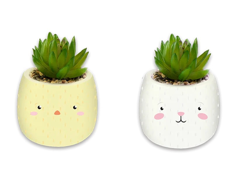 Easter Ceramic Artificial Plant