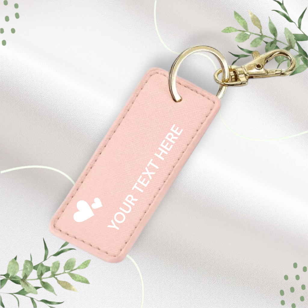 Faux Leather Keyring