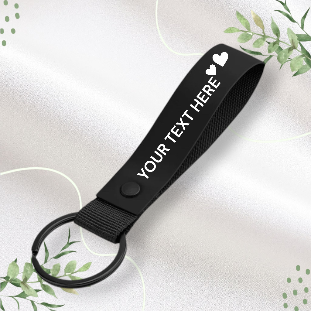 Boutique Matte PU Key Ring