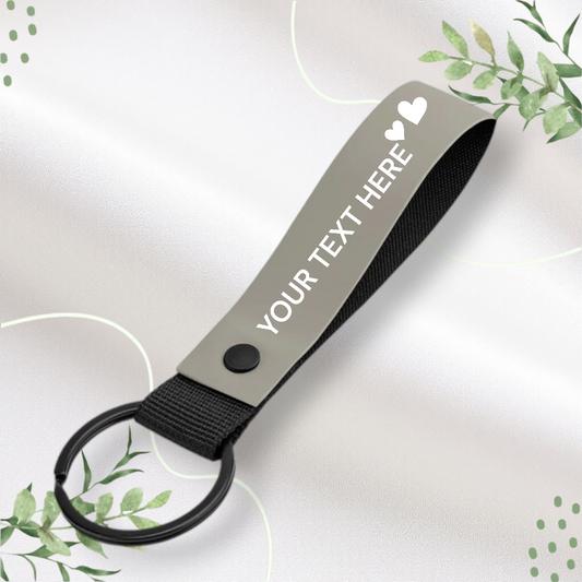 Boutique Matte PU Key Ring
