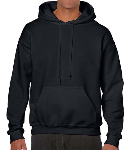 Black hooded sweatshirt