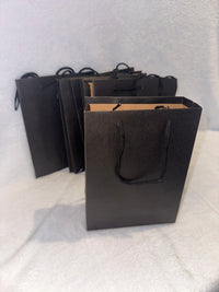 Black gift bags