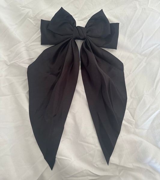 Large bow hair clips