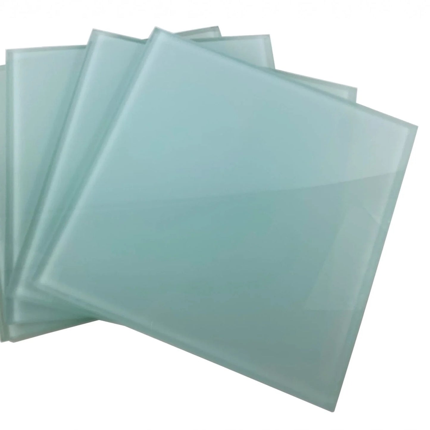 Square Glass Coaster - Plain Finish 4 PCS