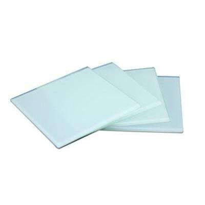 Square Glass Coaster - Plain Finish 4 PCS