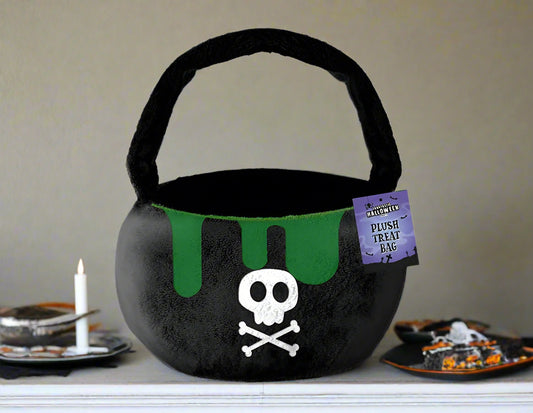 Plush Treat Bucket ( Black )