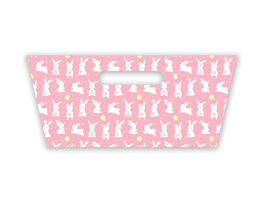 Easter Rectangle Printed Hamper Tray Pink