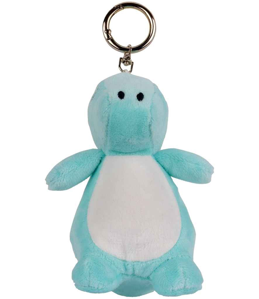 Mumbles Character Keyring dinosaur and black fleecy bag
