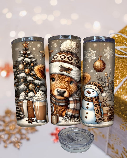 Highland Cow tumbler 20oz (4)