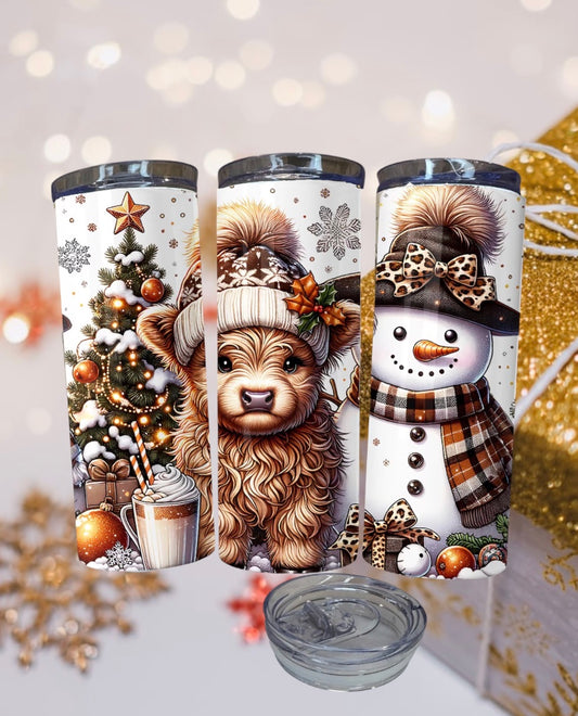 Highland Cow tumbler 20oz (3)