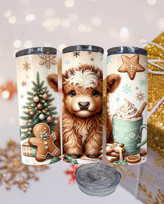 Highland Cow tumbler 20oz (2)