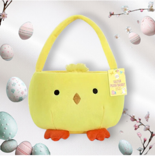 Easter Plush Basket chicken
