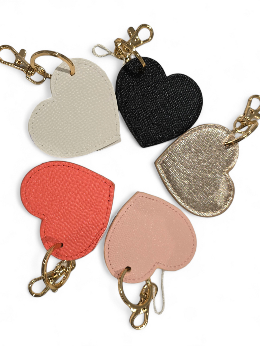 Boutique Heart Key Clips