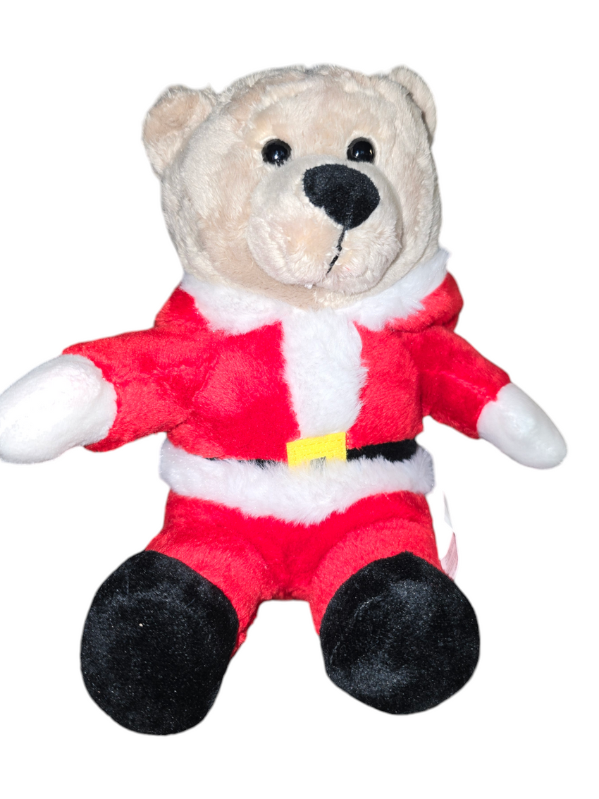 Santa plush bear