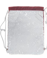 Red Sequin Drawstring Bag