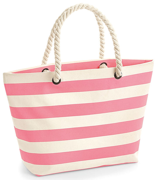 Beach Bag-natural/pink