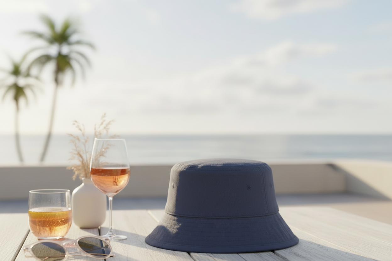 Bucket Hat – Navy Blue