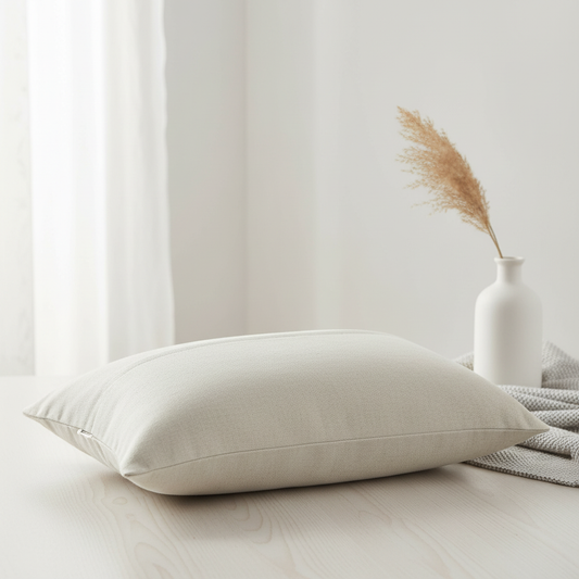 Cushion Cover with Pocket - Detail Preserved