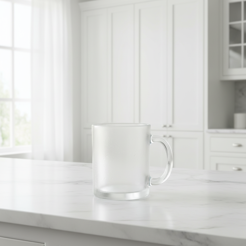 Glass Sublimation Mug Frosted Kitchen