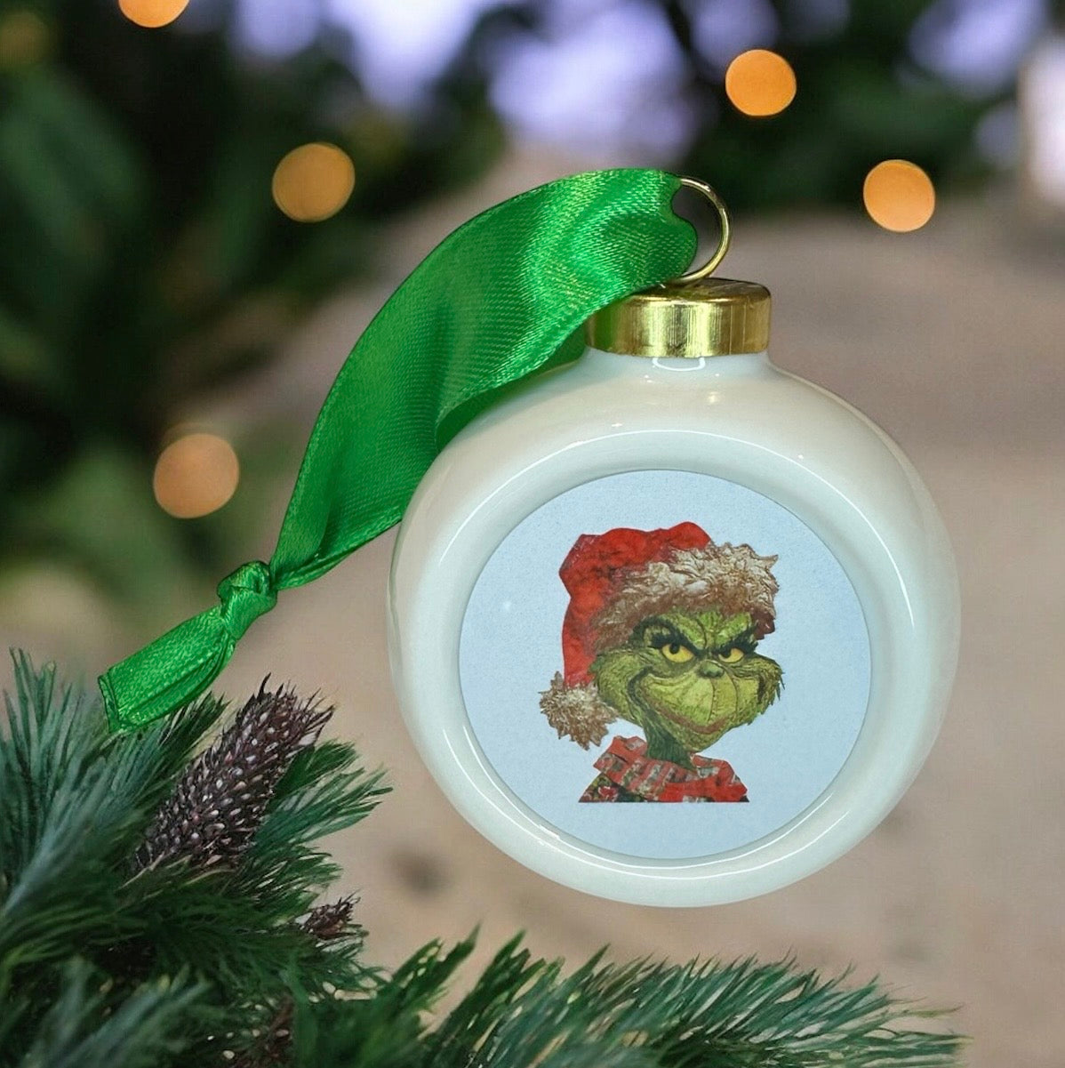 Grinch bauble