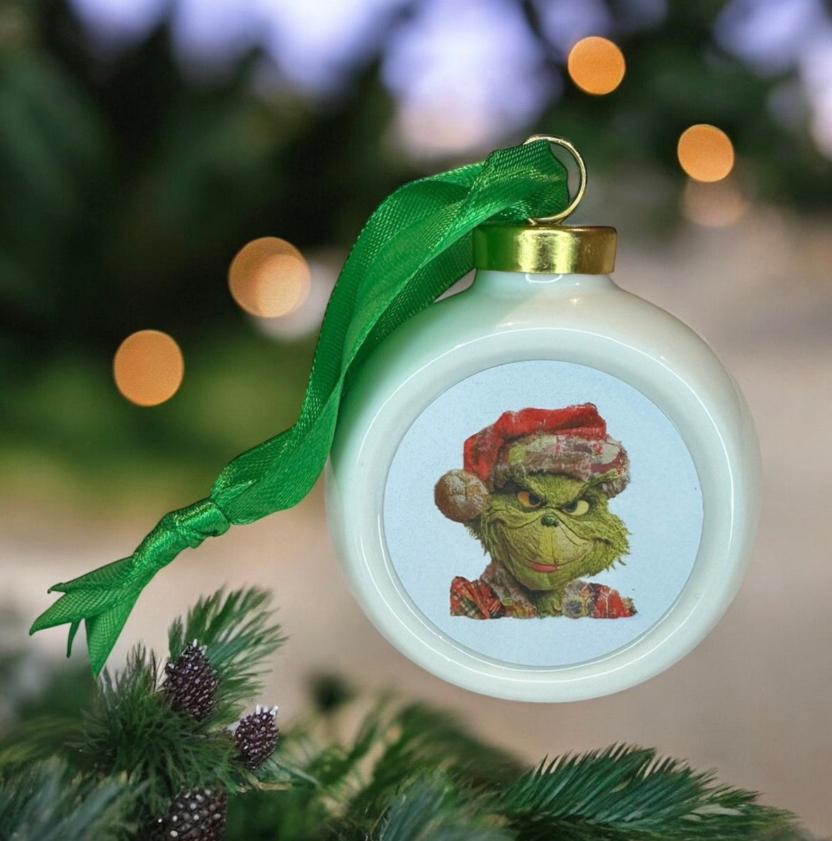 Grinch bauble