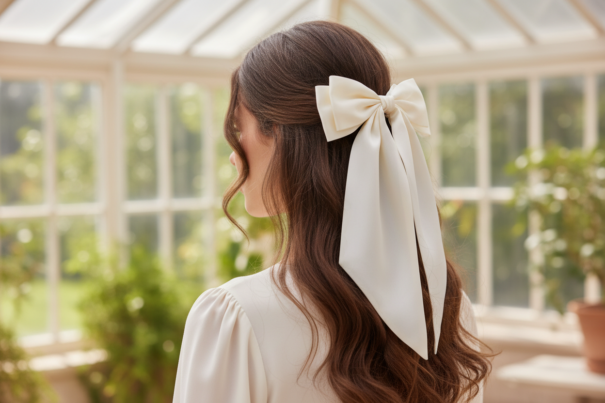 Large Bow Hair Clips – 6