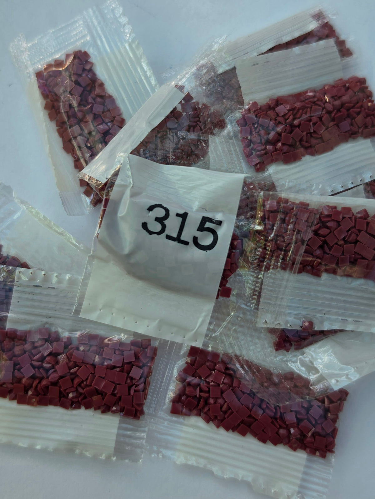 DMC 315 Square Diamond Painting Drills – 12 Bags