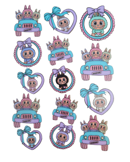 UV SHEET MONSTER CARS