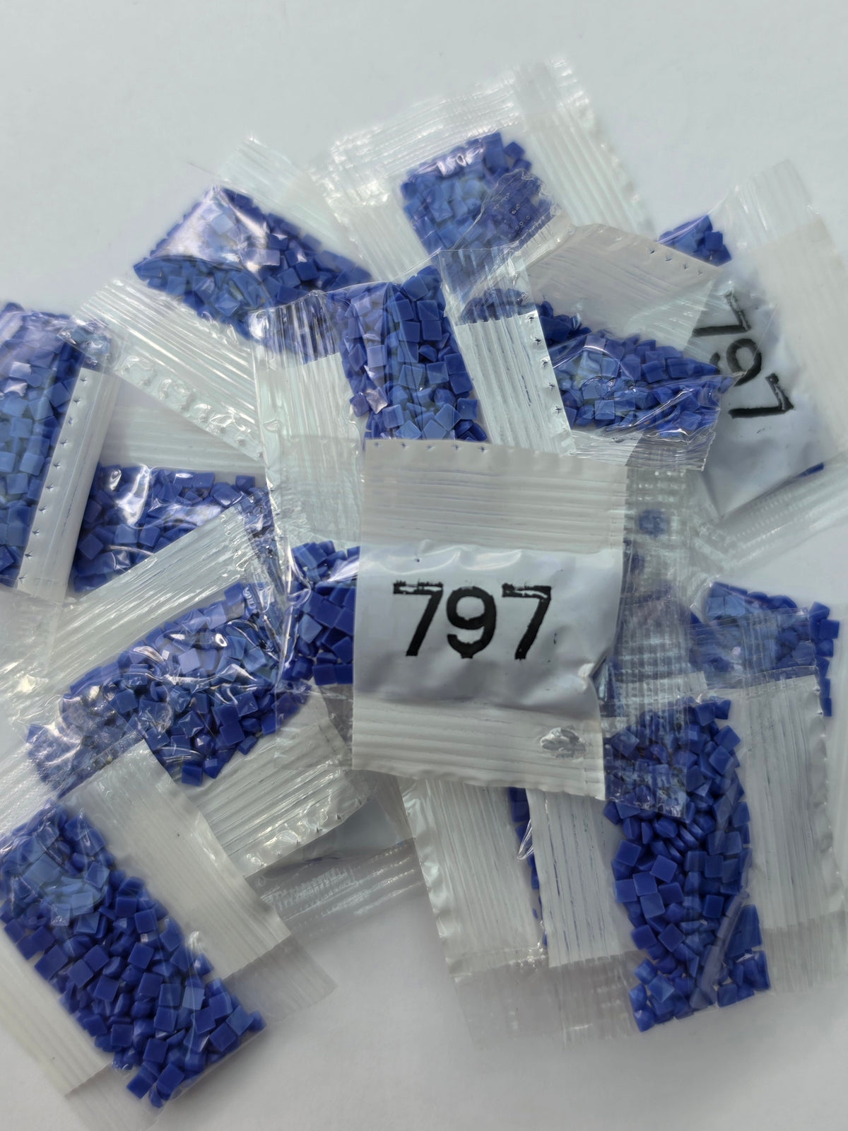 DMC 797 – Royal Blue Square Diamond Painting Drills