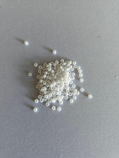 Ice White Seed Beads