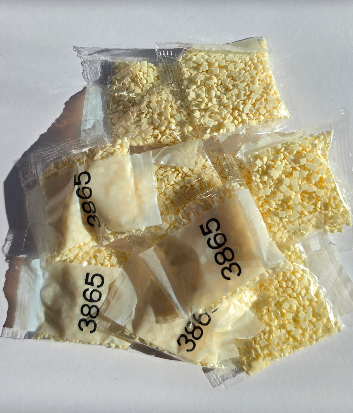 Diamond Painting Square Drills – DMC 3865 – 10 Large Packs