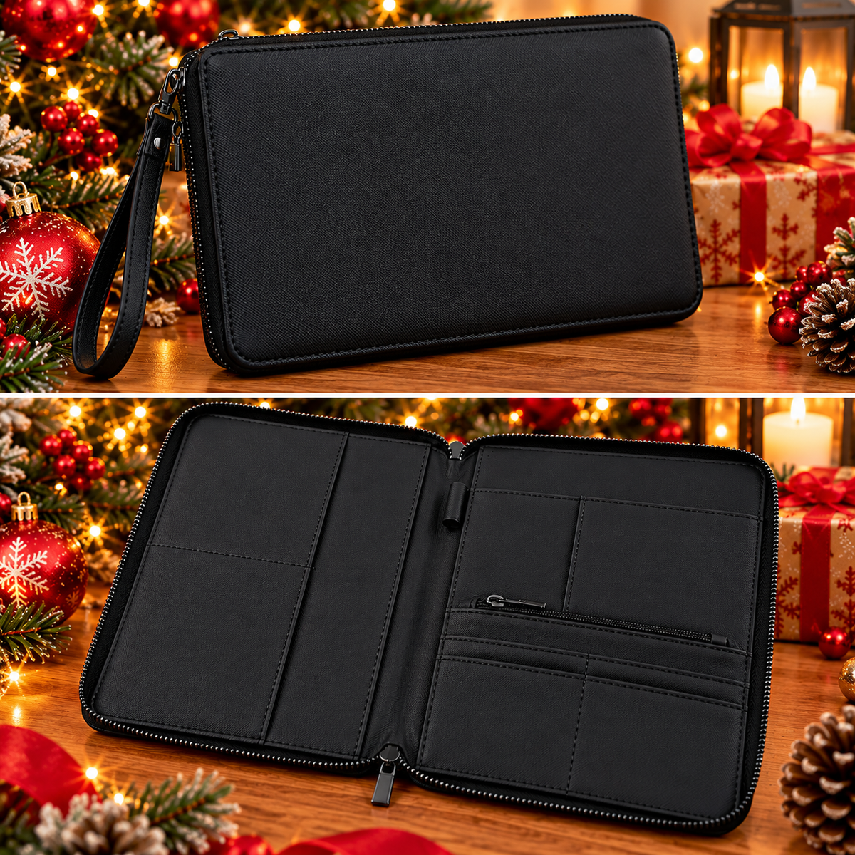 Boutique Travel Document Organiser – Zip Around Wallet