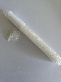 Sparkle White seed beads