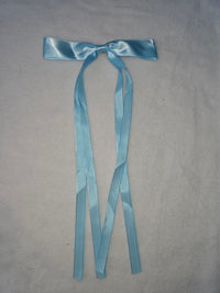 hair bow with long tails