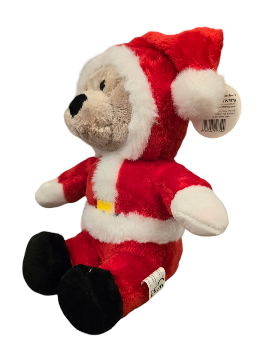 Santa plush bear