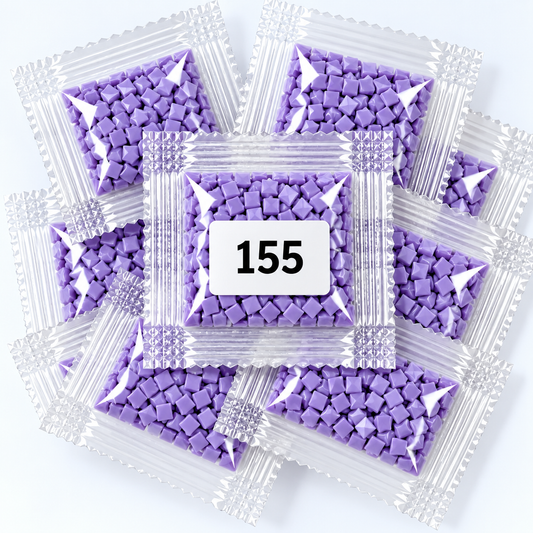DMC 155 Purple Square Diamond Painting Drills – 10 Bags
