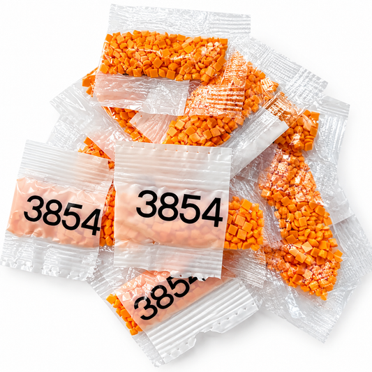 Diamond Painting Square Drills – DMC 3854 – 10 Small Packs