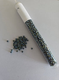 Gunmetal Iris Seed Beads