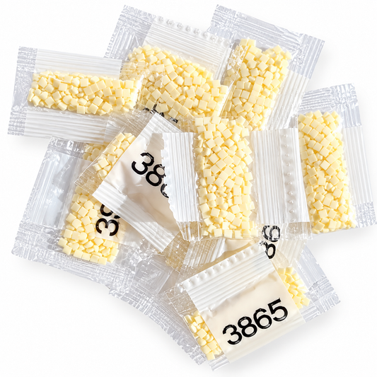 Diamond Painting Square Drills – DMC 3865 – 10 Small Packs