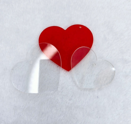 Acrylic Heart shapes