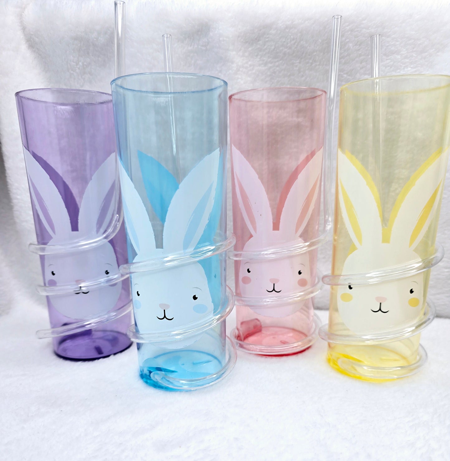 Easter Spiral Straw Tumbler