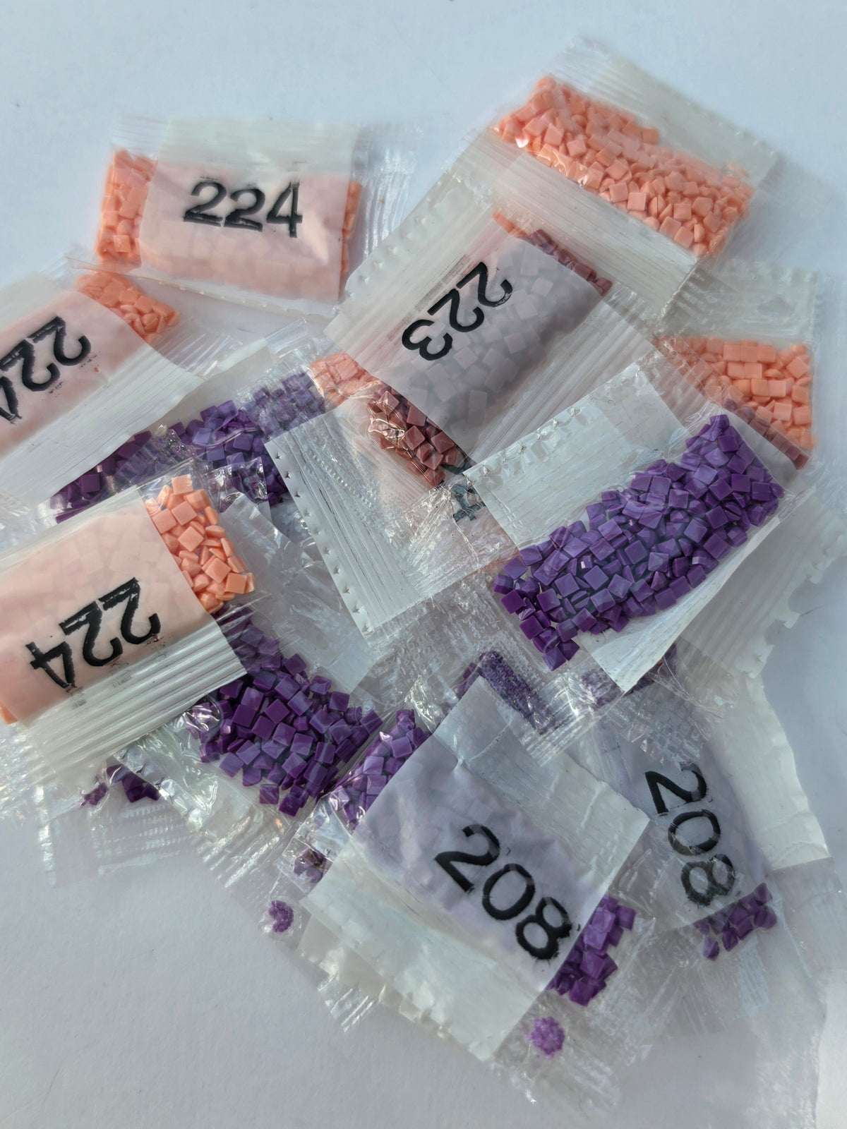 Mixed DMC 200-Series Square Diamond Painting Drills – Assorted Colours