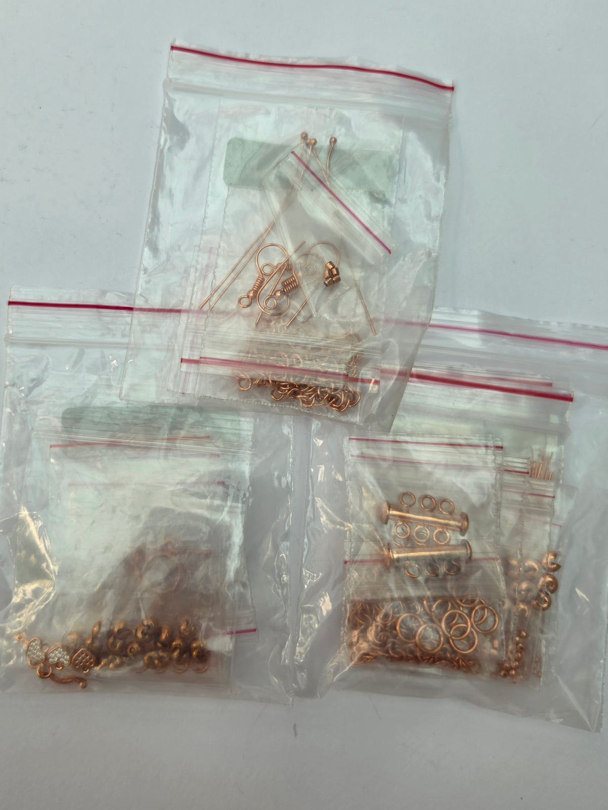 Large Rose Gold & Copper Jewellery Findings & Components Clearance Lot