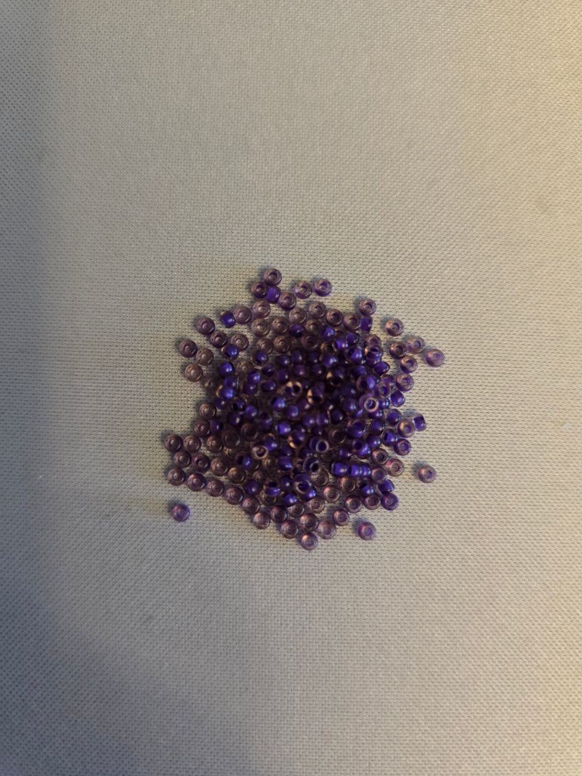 Semi Matte Violet Seed Beads