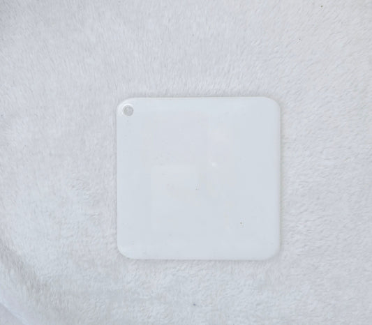 Acrylic white squares