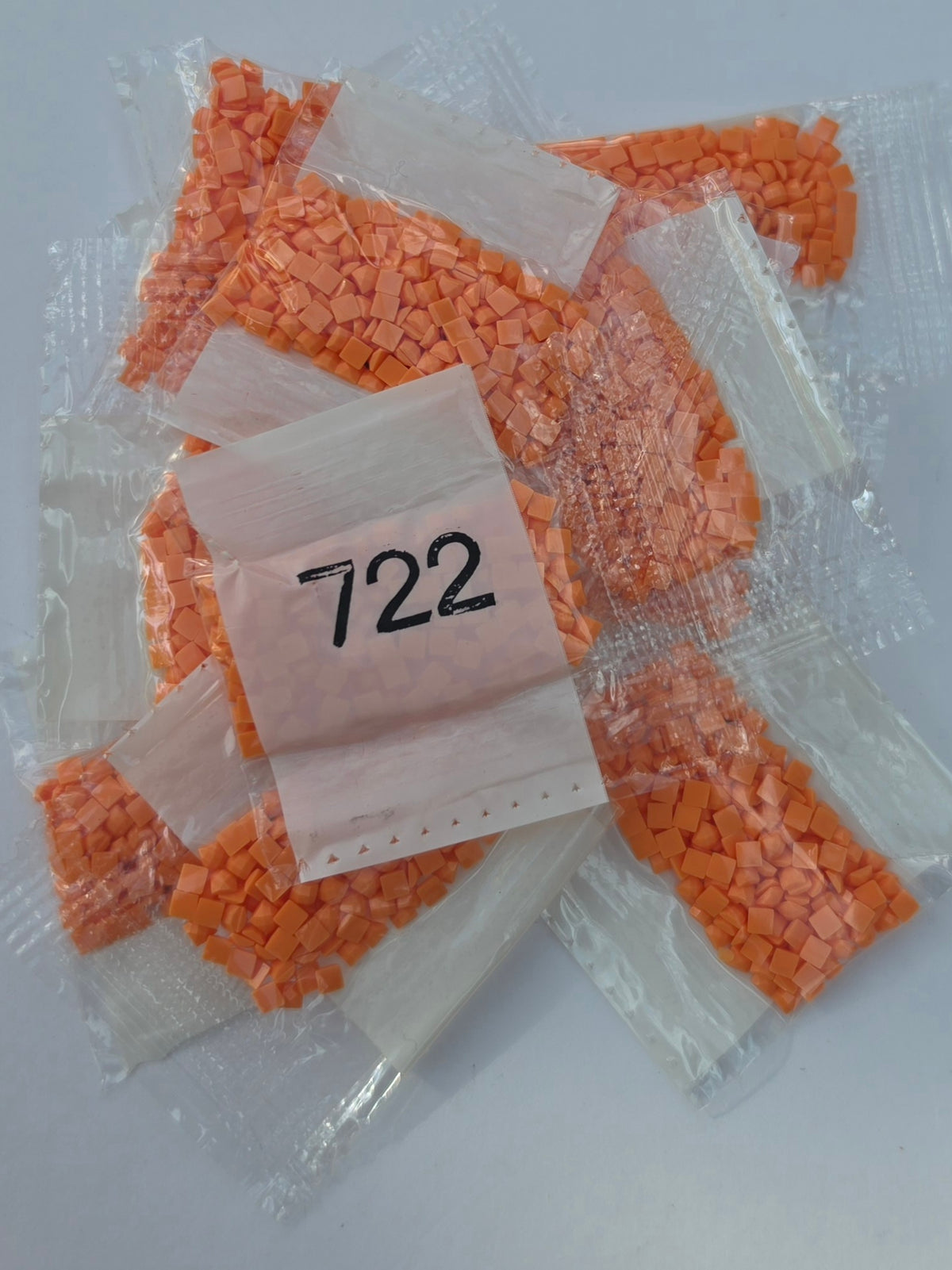 DMC 722 – Square Diamond Painting Drills – 11 Packets