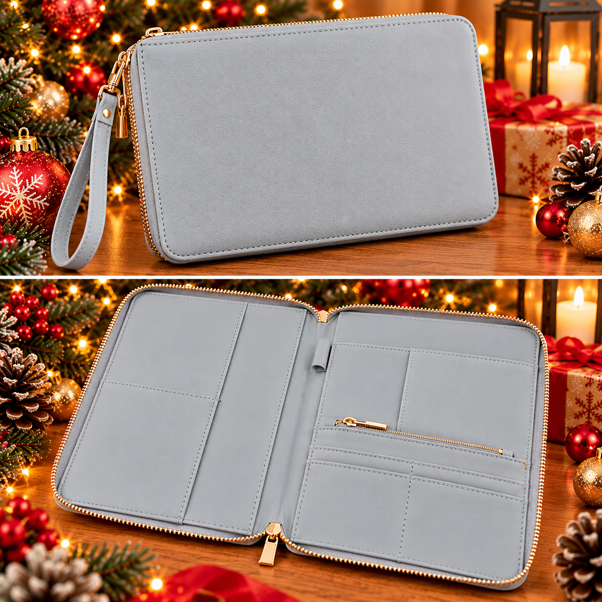 Boutique Travel Document Organiser – Zip Around Wallet